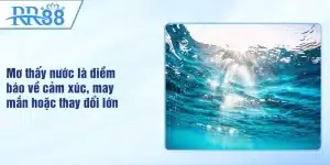 Mơ thấy nước là điềm báo về cảm xúc, may mắn hoặc thay đổi lớn
